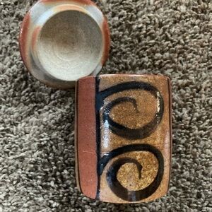 Hand Made Stoneware Covered Jar